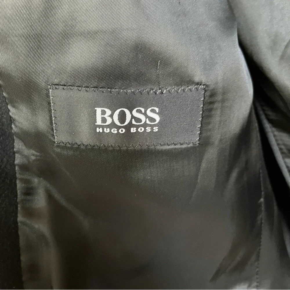 HUGO BOSS Cashmere Blazer Ing LoroPiana APOLLON Black Size 40SH - Picture 7 of 10
